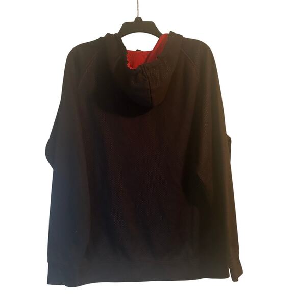 GUC Marvel Deadpool Black/Red Long Sleeve Hoodie Sweatshirt Size Large - Picture 2 of 5